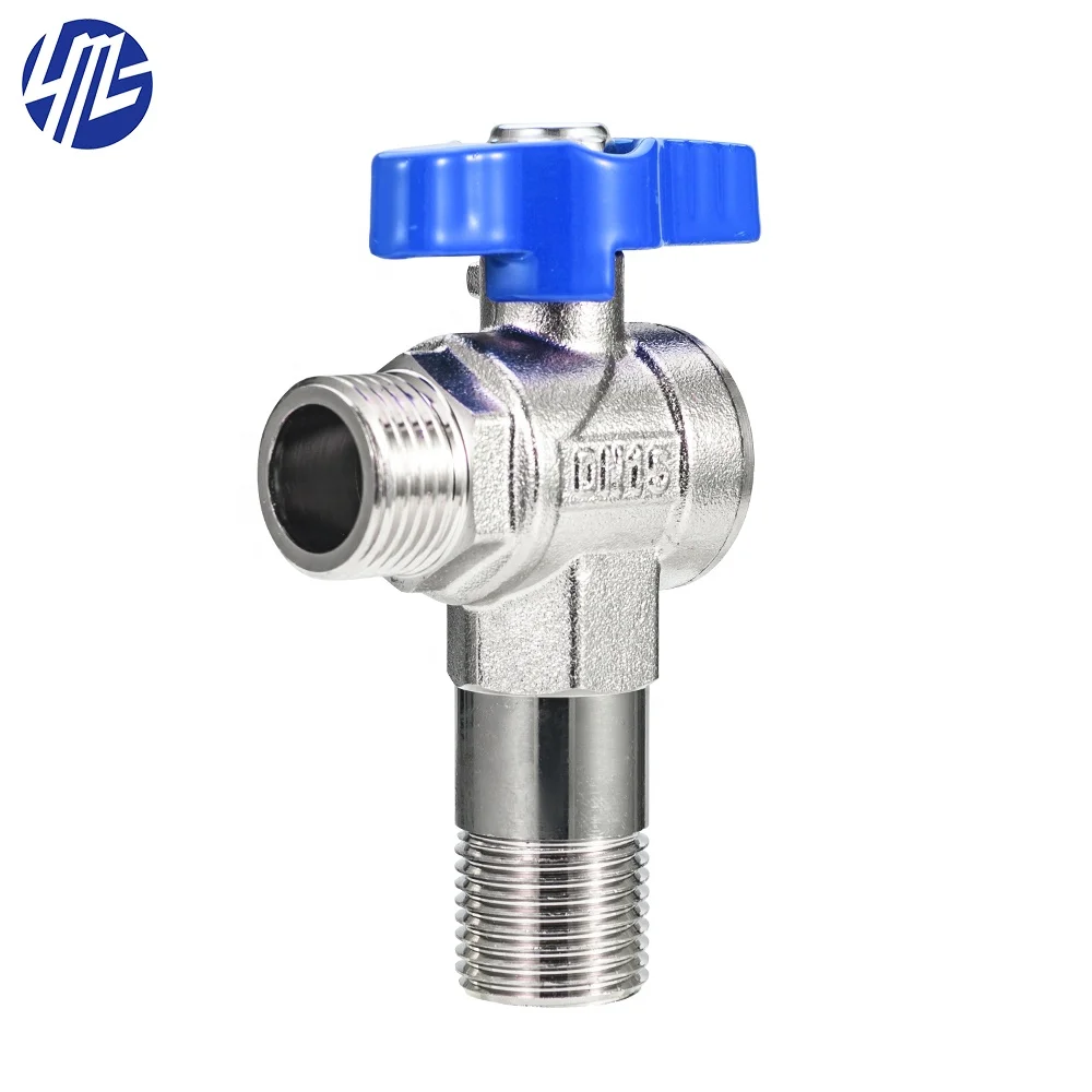 High Quality Wholesale Custom Water Suitable Forged Male Thread Brass Angle Valve