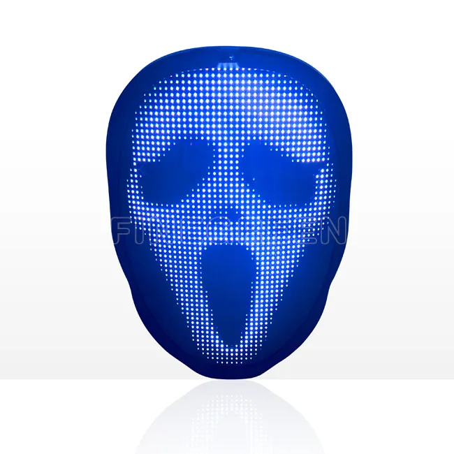 Led Display Programmable  APP Controlled  Mask Party Christmas Halloween Light Up DIY Message Masks