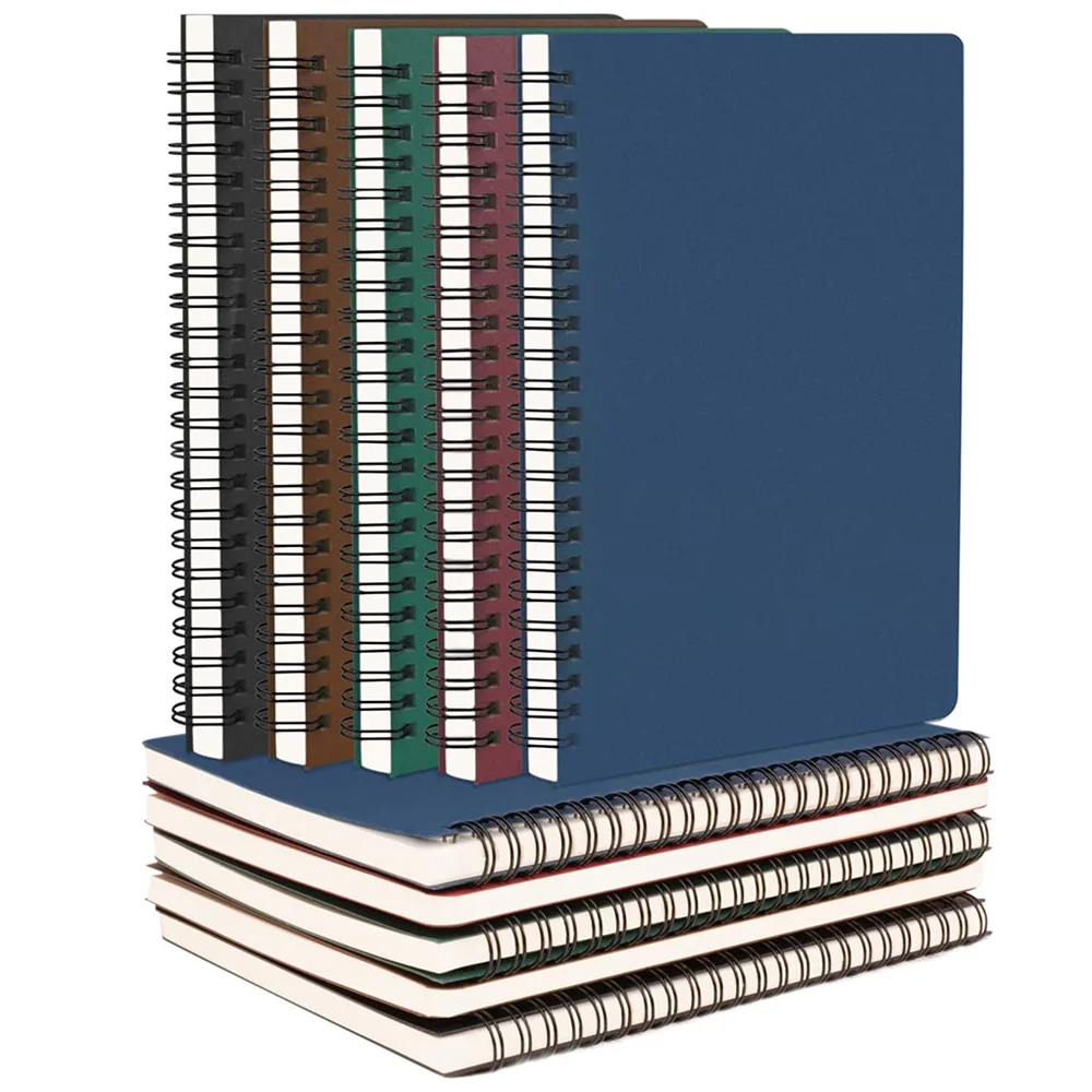 2024 planner notebooks customizable Colorful Hot Golden Corner Spiral Notebook and Planner Custom Printing Agenda