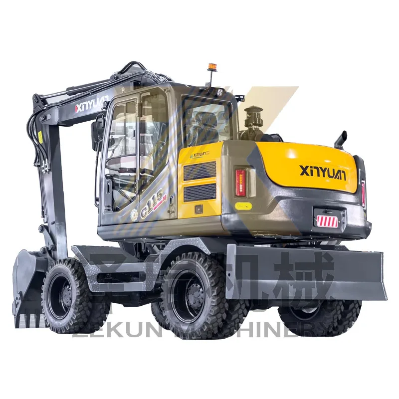 used euro 5 low cabin mini bucket wheel loader excavator on with wheels 10 15 ton china in dubai
