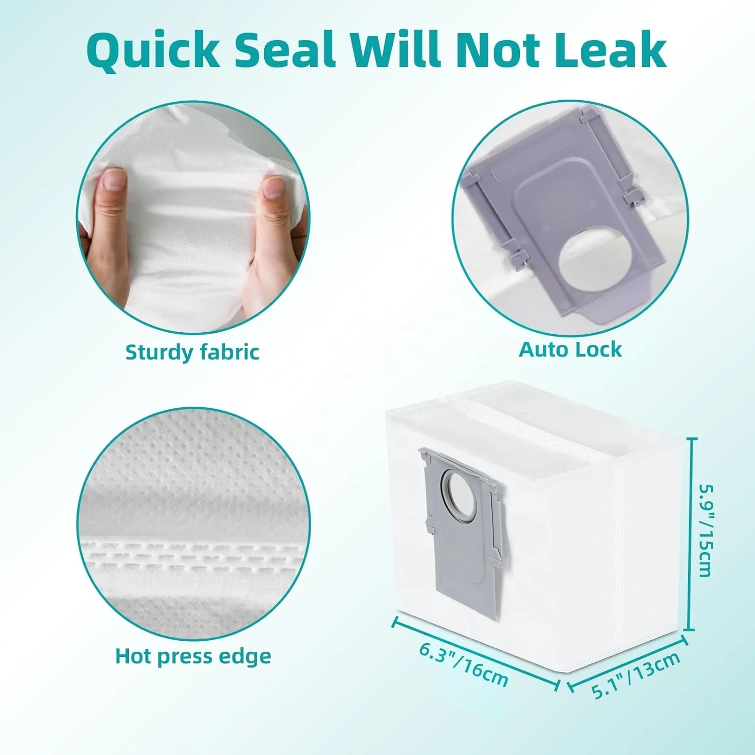 Durable Office Home Roborock S8 S7 Vacuum Cleaner Bag Vacuum Cleaner Accessory