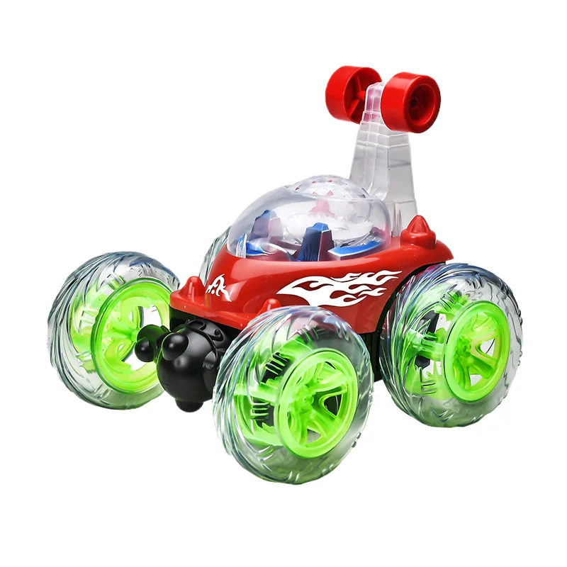 Jiefan custom explosive RC remote control dump children stunt tumbling music charging boys and girls toy car wholesale