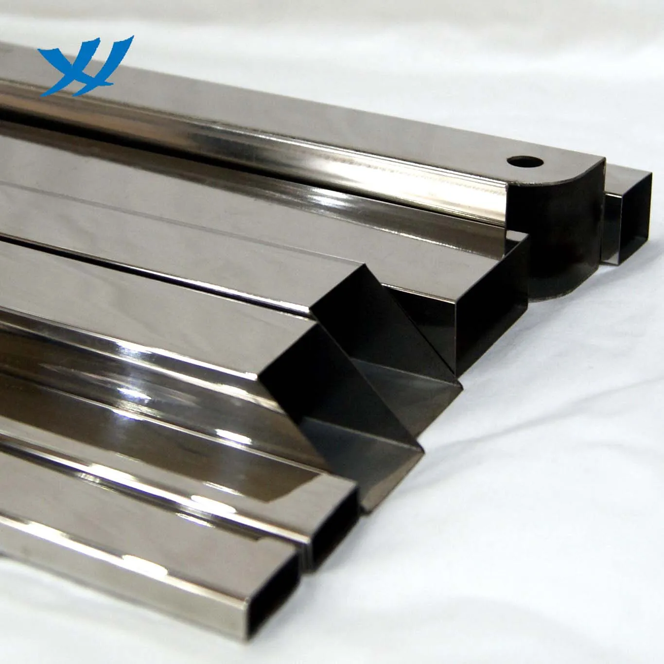 Factory direct custom stainless steel square tube 201 304 316 mirror polished decorative rectangular stainless steel tube