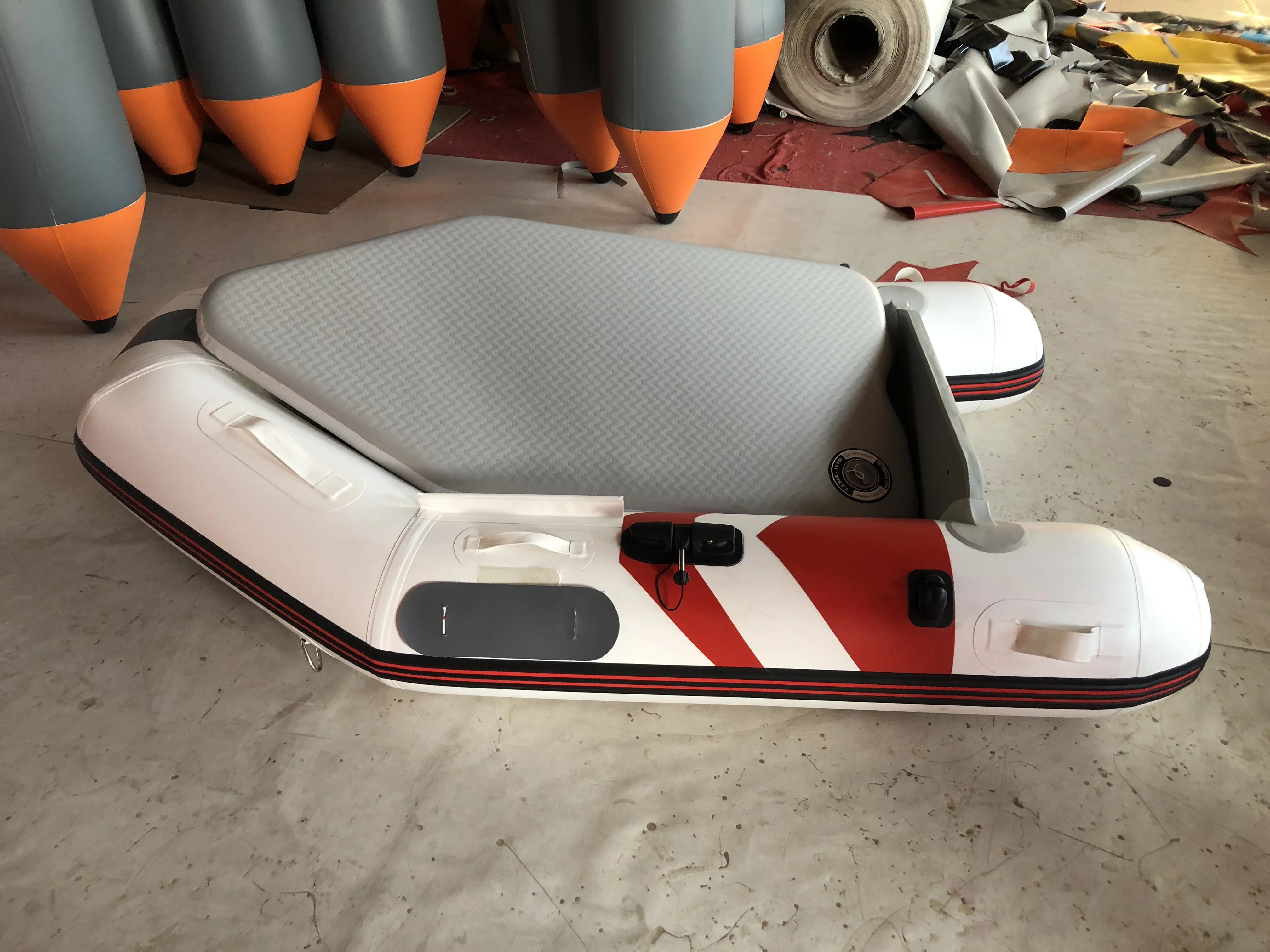 Inflatable Fishing Belly Boat Float Tube with Paddles and Motor Engine for Rowing Rafting Paddling