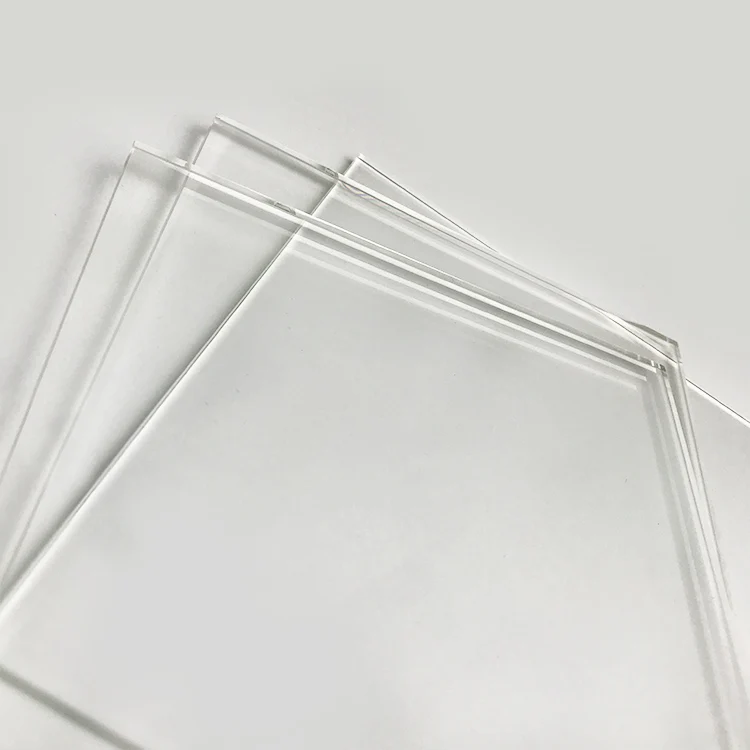 Customized Raw material High Borosilicate Rectangular Glass Sheet Substrate