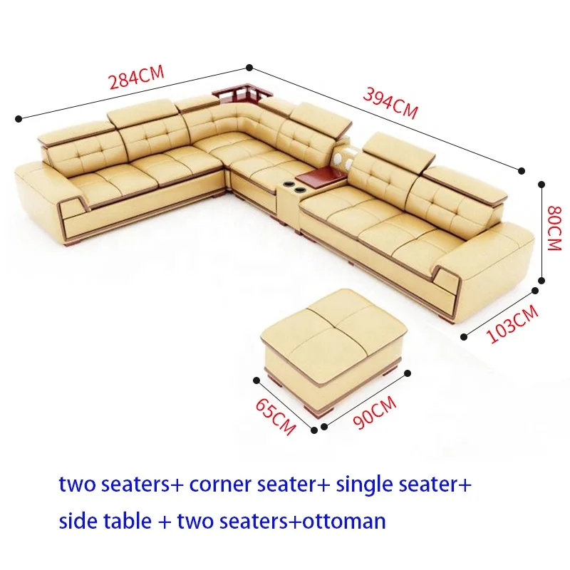 Modern Luxury Design Lounge Home Furniture Couches Corner Velvet Sectional Sofa Fabric Living Room Sofa Set