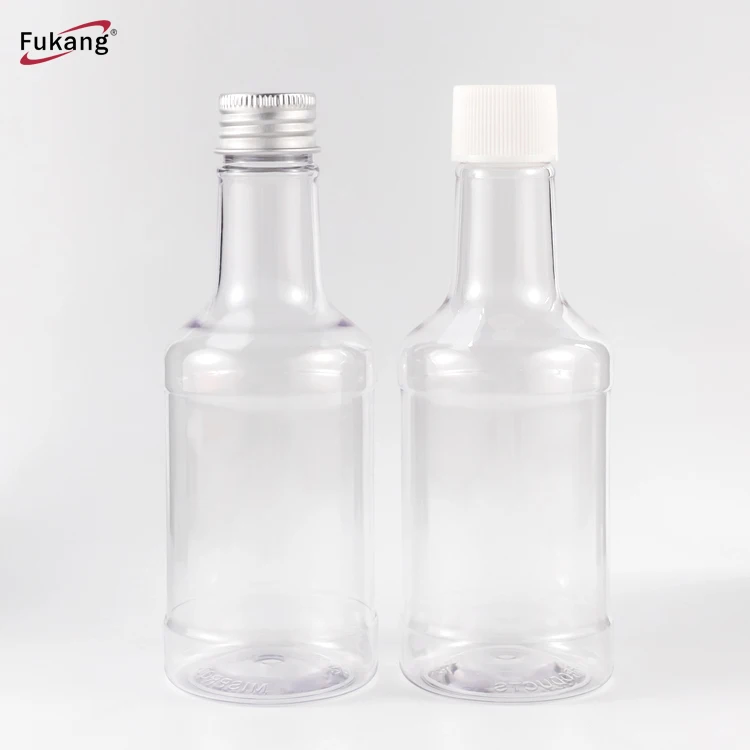 China Manufacturer Plastic Water 100ml 200ml Bottles With Custom Logo Empty Pet plastic Plastic Juicing Bottles With Good Price