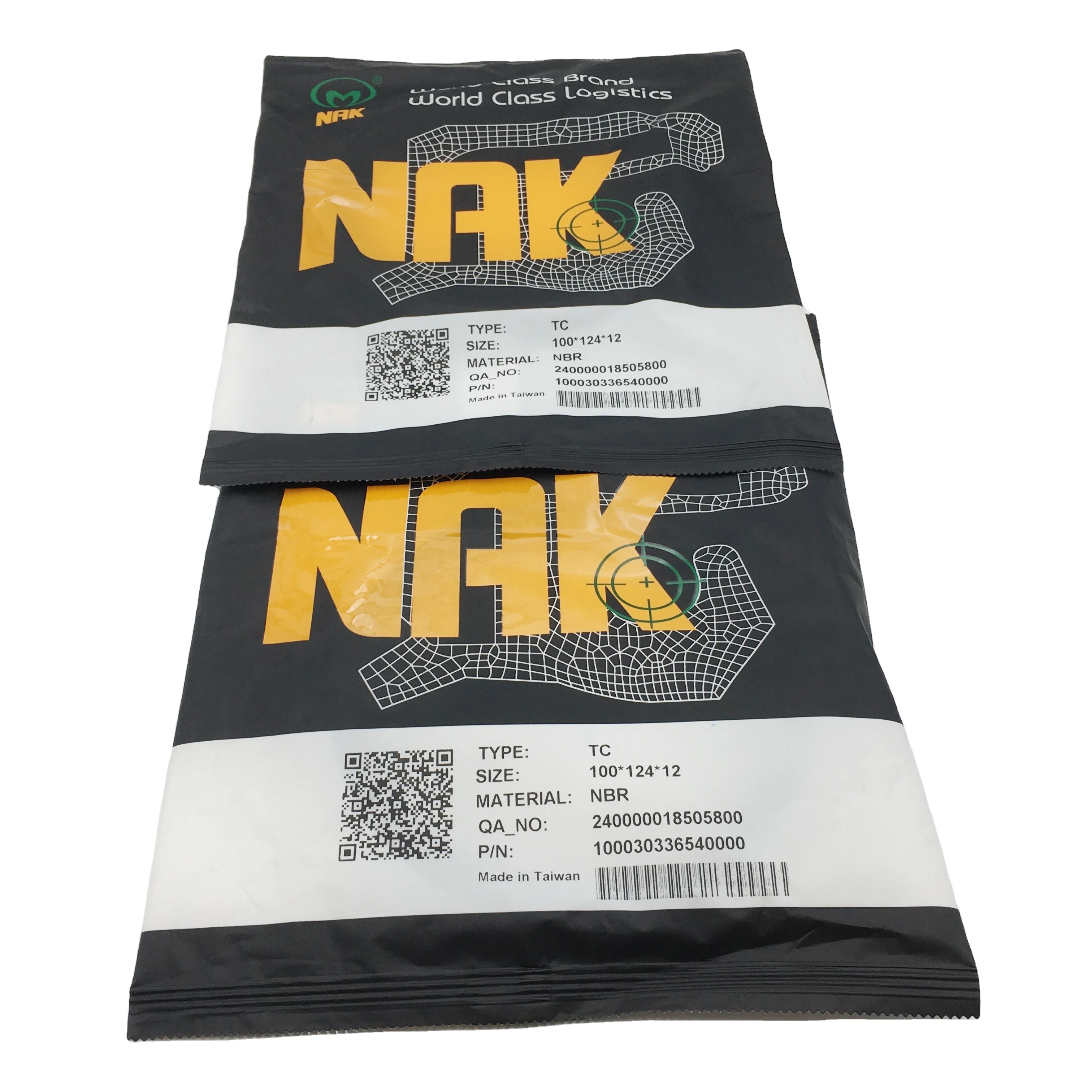 NAK TC Oil Seal 100*124*12mm Oil  Resistant Skeleton Oil Seal  for Construction Machinery Diesel Excavator