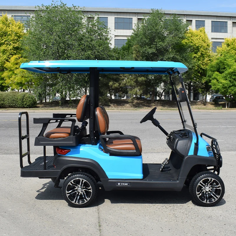 CE approved New Design Electric Golf Car 4 Seater Golf Cart with lithium battery