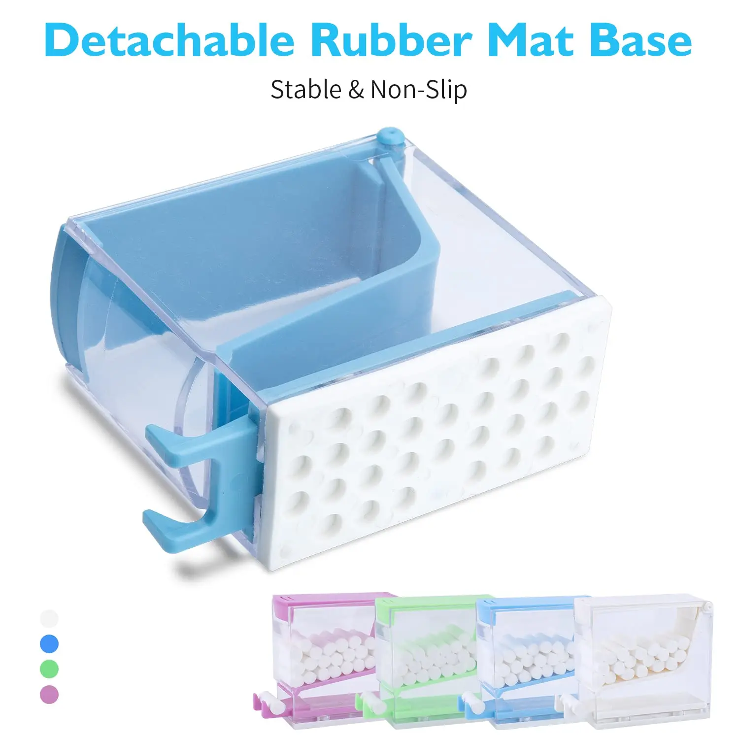 Nonslip Base Hospital Home Use Cotton Roll Storage Box Professional Cotton Roll Holder Organizer Dental Cotton Roll Dispenser