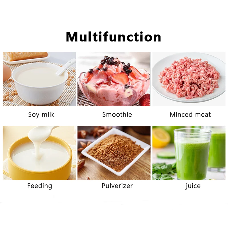 2023 Hot Sell 2 In 1 Heavy Duty Commercial Kitchen Household Fresh Fruit Juicer Electrical Silver Crest Smoothie Mixer Blender