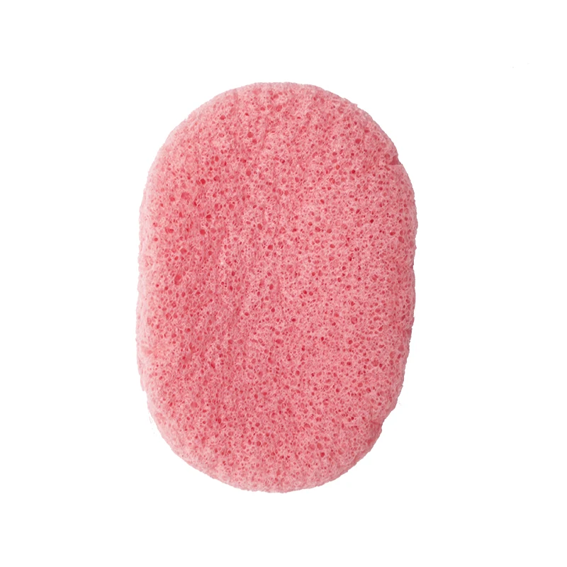 Натуральный Конжак овальной формы, губка для ванной, губки и скрубберы, Экологически чистая губка