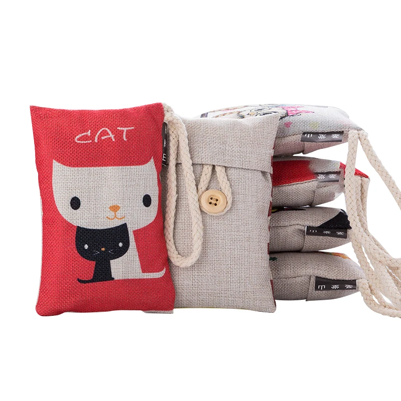 Wholesale Price 100g OEM/ODM House and Car Air Freshener  Bamboo Charcoal Air Purifying Bag