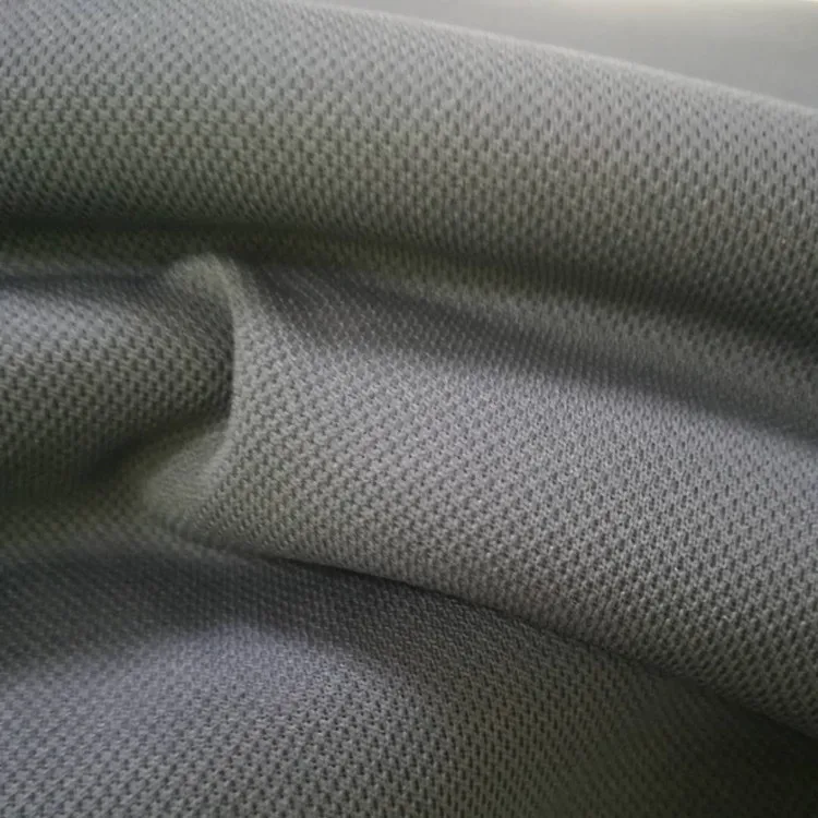 Горячая Распродажа, 100% полиэстер, 75/72 Влагоотводящая ткань пике, спортивная ткань для футболок и рубашек поло