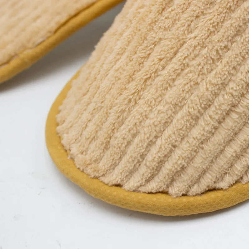 Disposable Hotel Slippers Custom Logo For Spa OEM Wholesale Guest Bedroom Slipper Biodegradable Hotel amenity