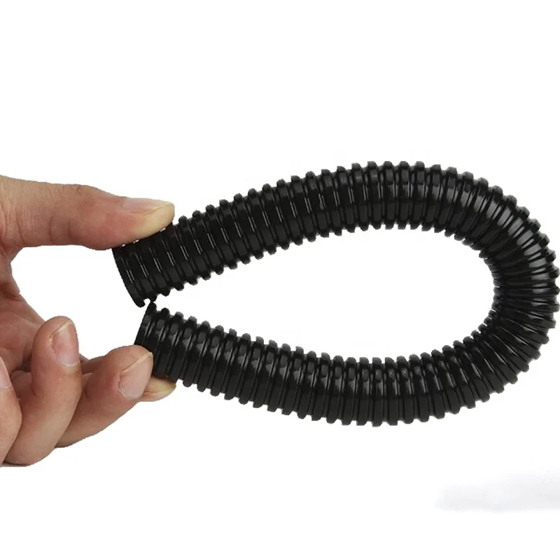 Black white color PP PE PA electric wire plastic flexible hose polyamide conduit pipe conduit plastic pipe with OEM