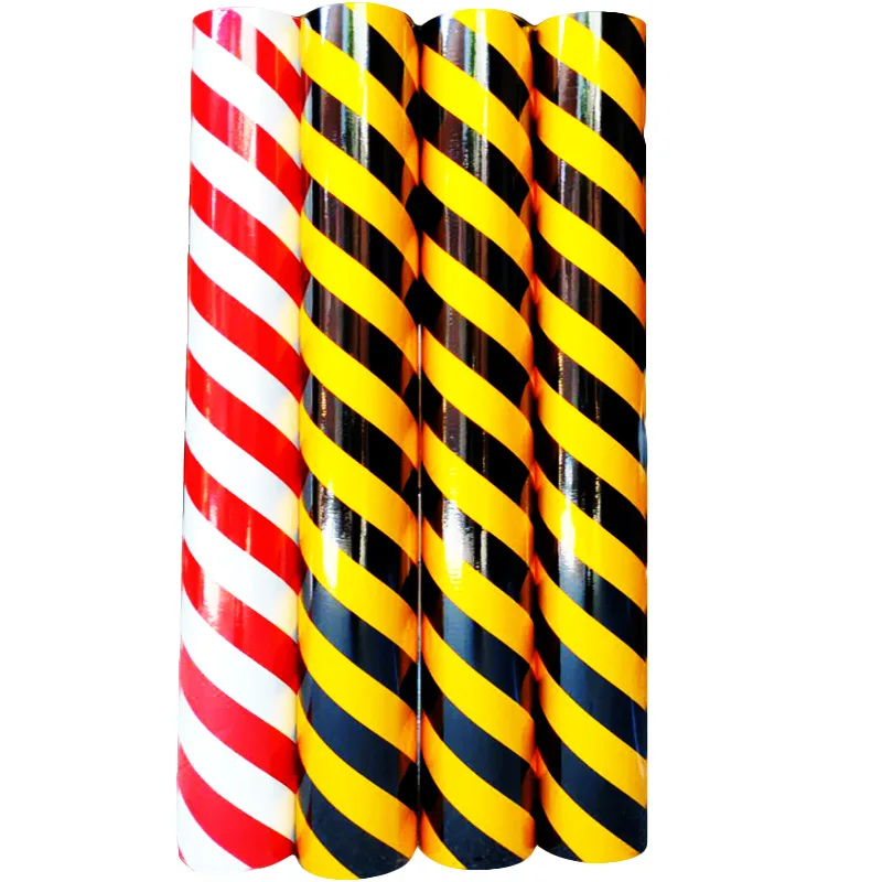 black and yellow Reflective Anti-Static Warning Safety Protection Pvc Floor Marking Demarcation Tape