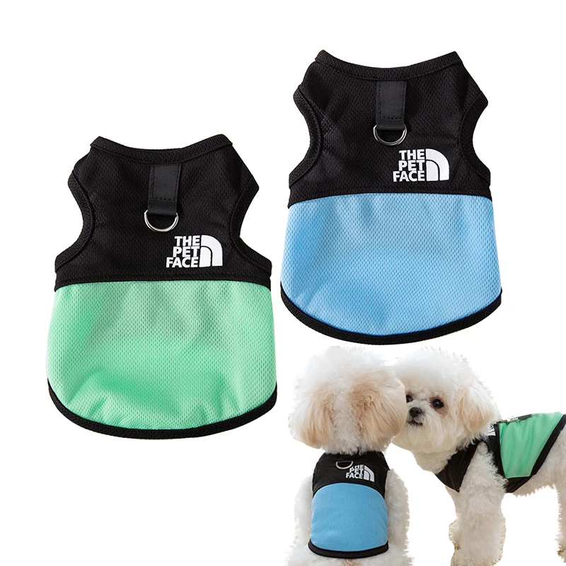 Fast Shipping Wholesale Manufacturer Large Breed Pet Apparel Cotton Luxury Summer Breathable Dog Vest Clothes
