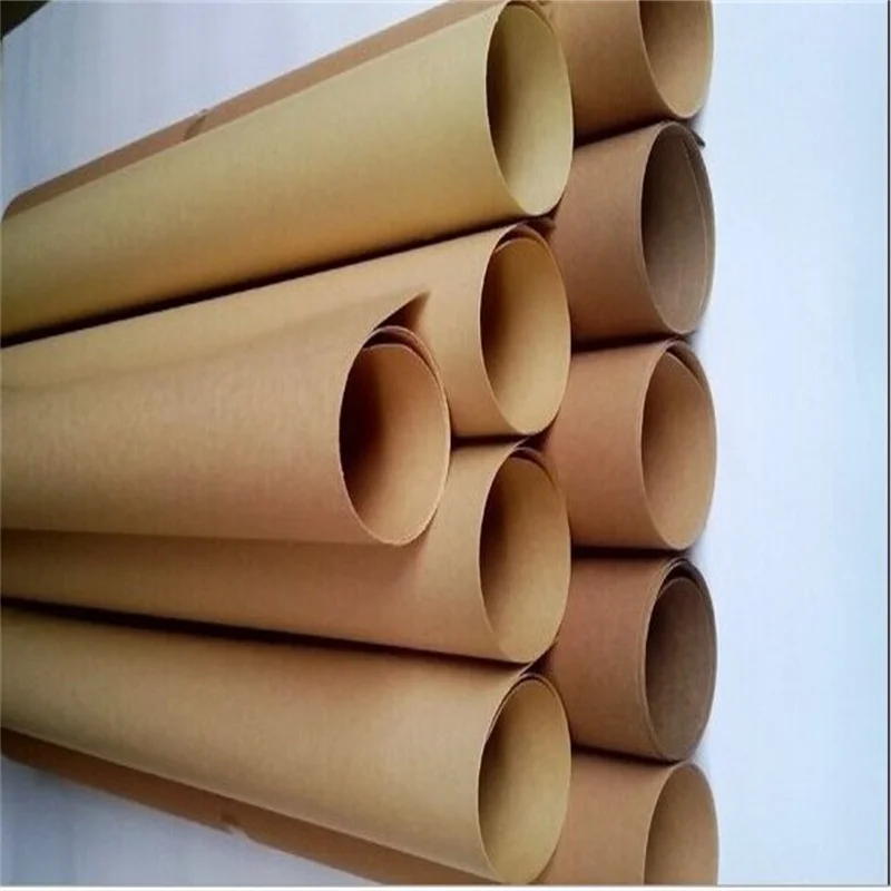 Professional Cheaper Price Thicken Jumbo Roll Paper Brown Kraft Paper Roll For Packaging