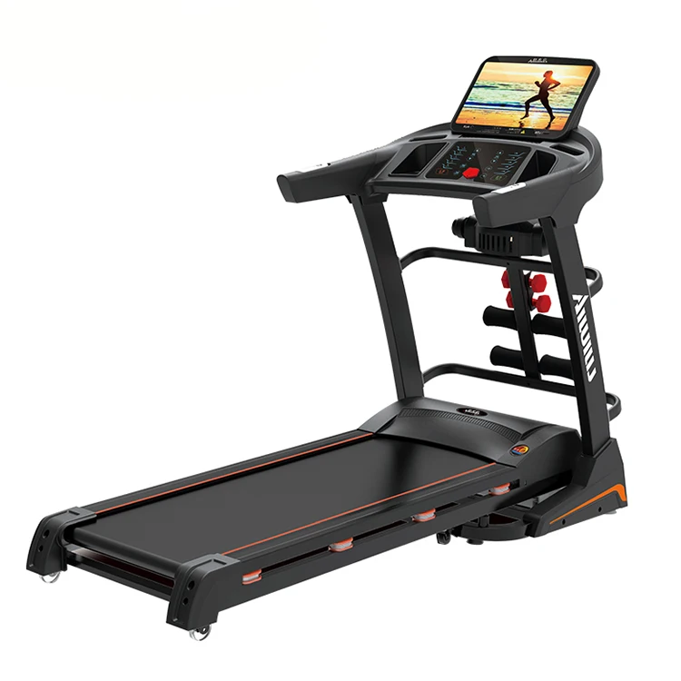 Professional Lijiujia folding luxury sport gym electric motorized semi comercial equipment treadmill for sale