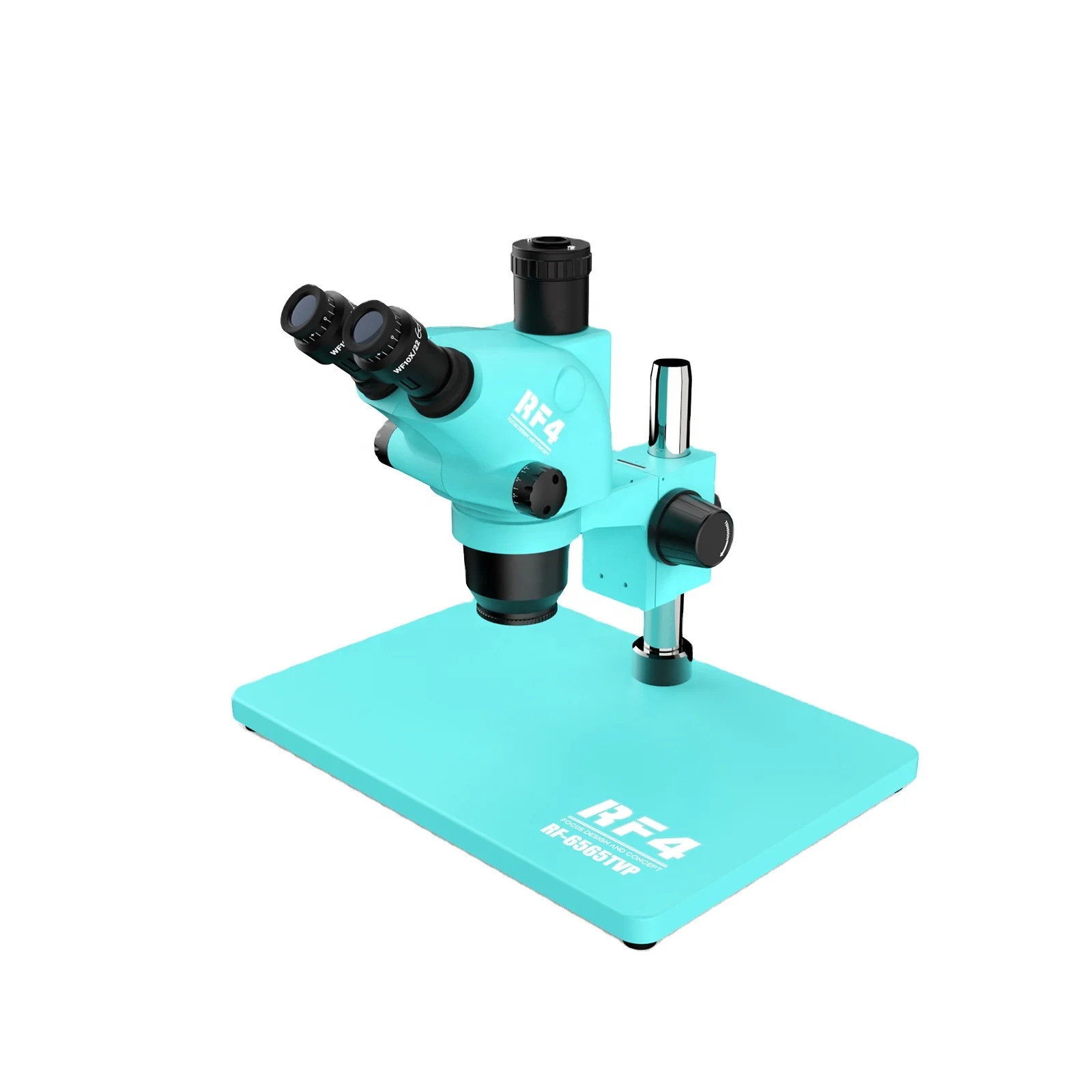 RF6565TVP Gemological Microscope Trinocular Synchronous Zoom Microscope Used For Semiconductor Maintenance Work