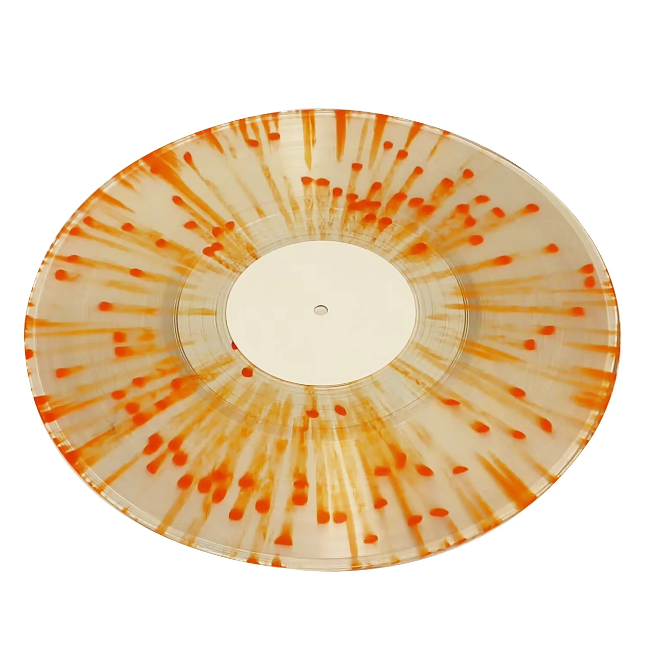 7 10 12 inch vinyl records vinyl disc  record pressing  orange splatter