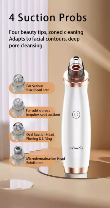 Health and beauty Electric Blackhead Remover Facial Pore Vacuum Acne Extractor Blackhead Vacuum Kit for Women