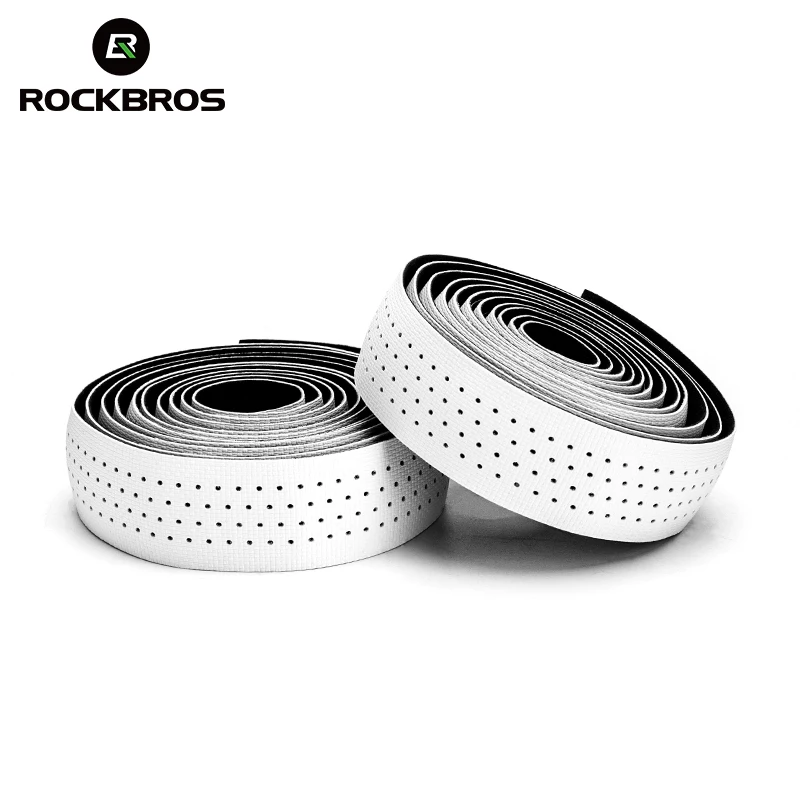Высококачественная велосипедная лента ROCKBROS, мягкая ударопрочная лента на руль велосипеда с 2 штекерами