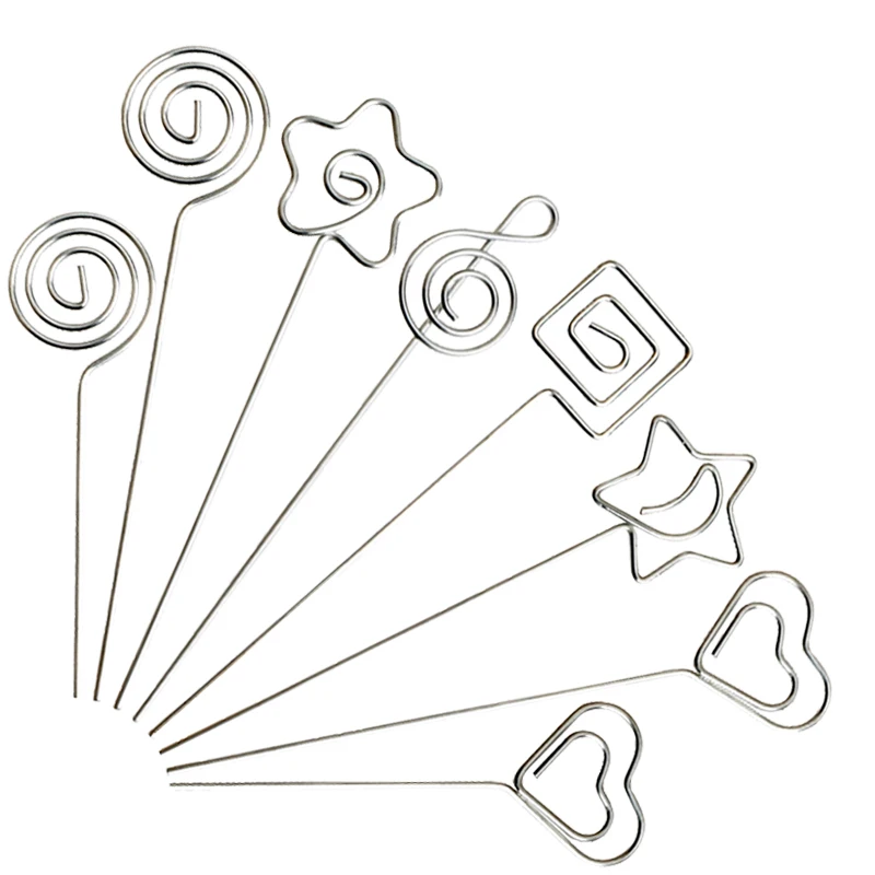 Новый дизайн 2021, металлический держатель для визитных карточек, держатель для фотобумаги, зажимы для записей, зажимы для меню, картин