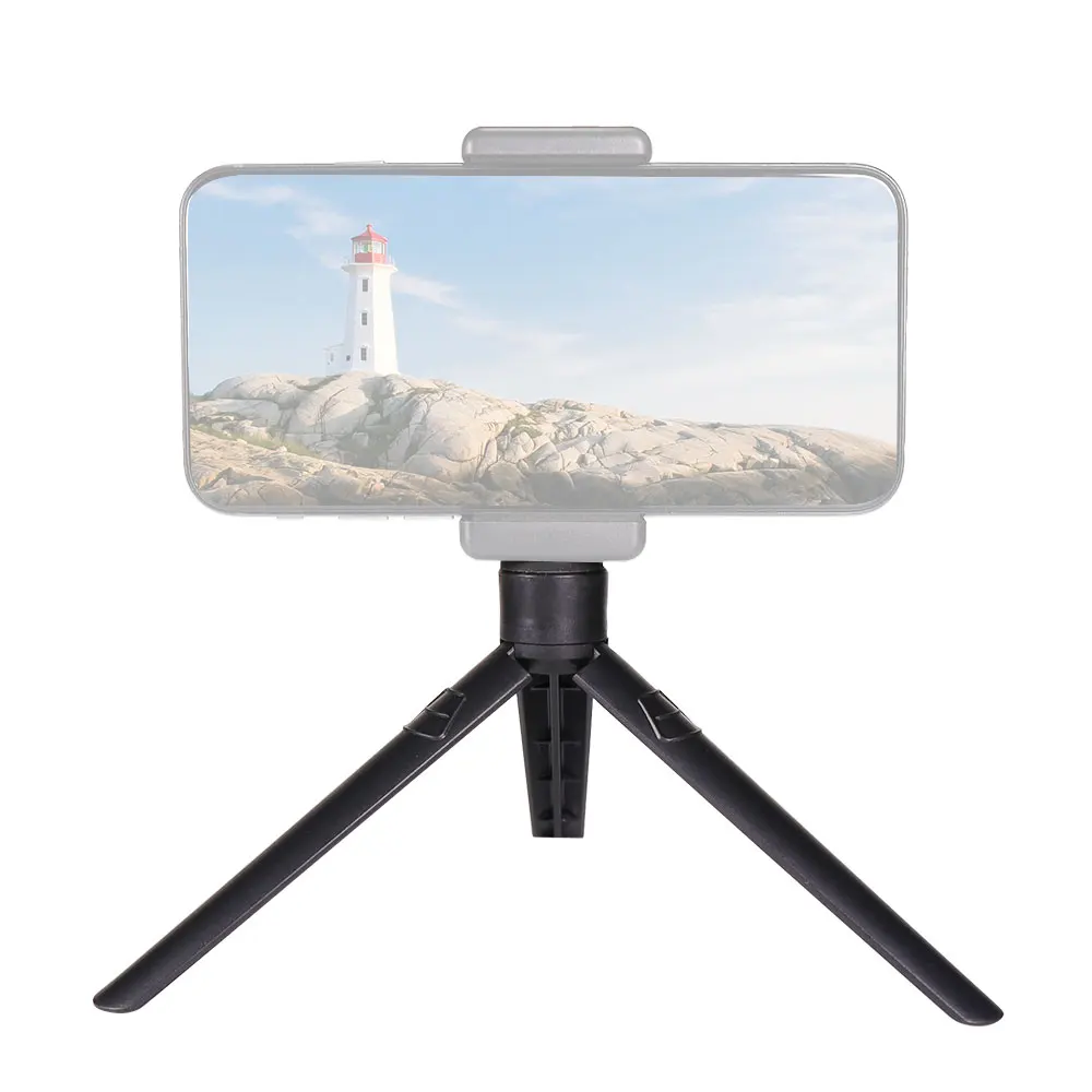 Kaliou Portable Mini Desktop Handle Tripod For Flash And Action Camera Mini Black Mobile Phone Table Tripod Rng Light