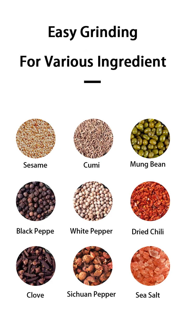 Automatic Battery Electronic Stainless Steel Pink And Black Pepper Mill Bottle Gravity Mini Electric Dry Spice Salt Grinder Set