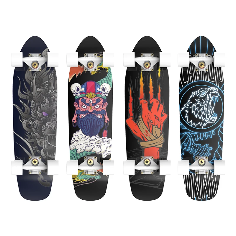 7 слоев Канадского Клена surfskate б/у палуба с обслуживанием