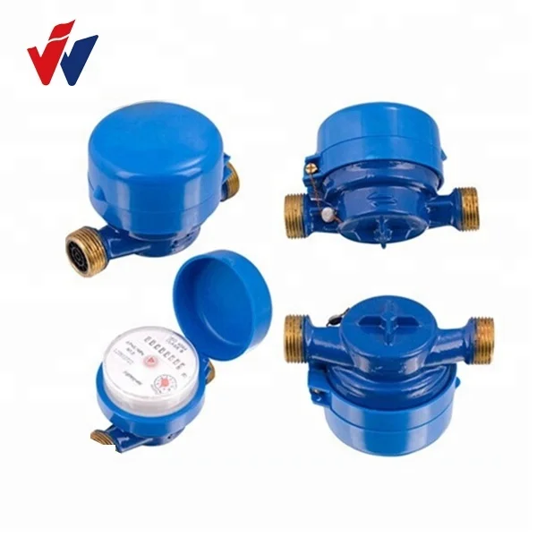 DN15-DN40mm Horizontal Type Brass Body Volumetric  Water Meter Customized Digital Water Meter