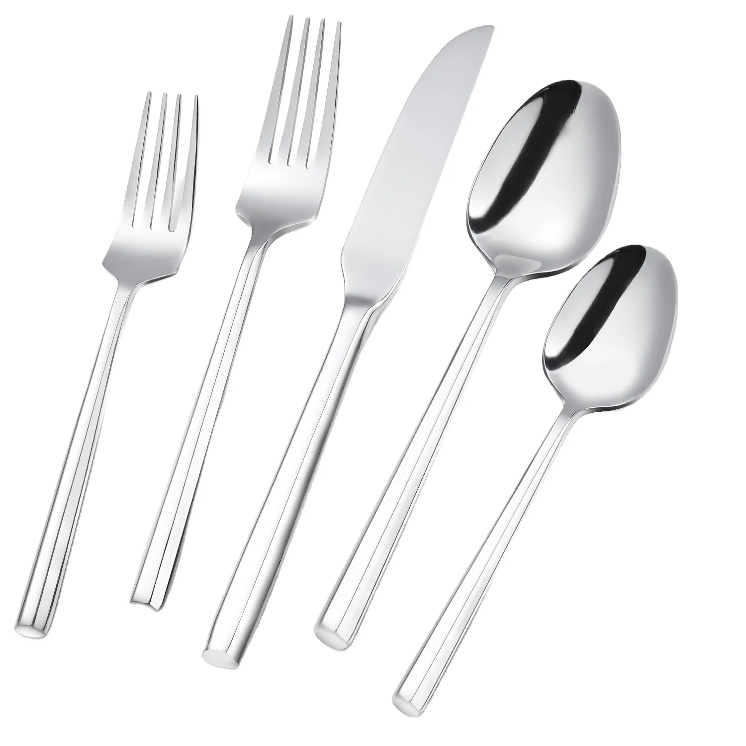 DEACORY 1810 stainless steel antique silver flatware sets for wedding