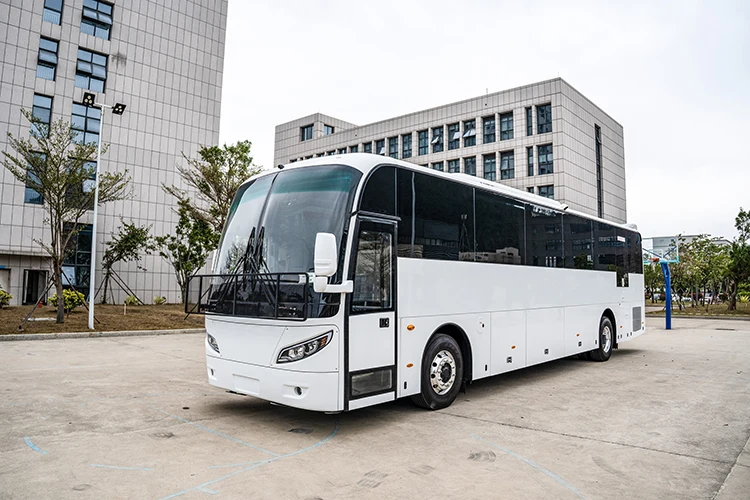 Chinese new 12m 50-60 seater low price coach bus diesel engine right hand drive automatic tour passenger bus