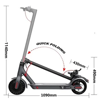 Iwheels APP M365 pro Foldable Waterproof 7.8AH 33Km 350W 2 Wheel Adult Electric Scooter for Europe USA Warehouse Drop Shipping