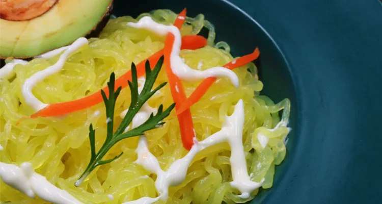 Low Carb Food Healthy Gluten Free Food Carrot Konjac Noodles Konjac Food