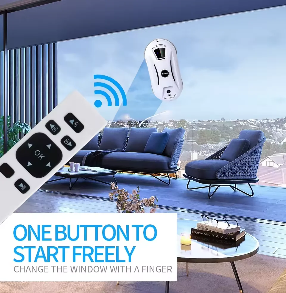 Vacuum Robot For Glass Cleaning Home Auto Robot Window Cleaner Remote Window Clean Self Cleaner Window Cleaner Water Tank