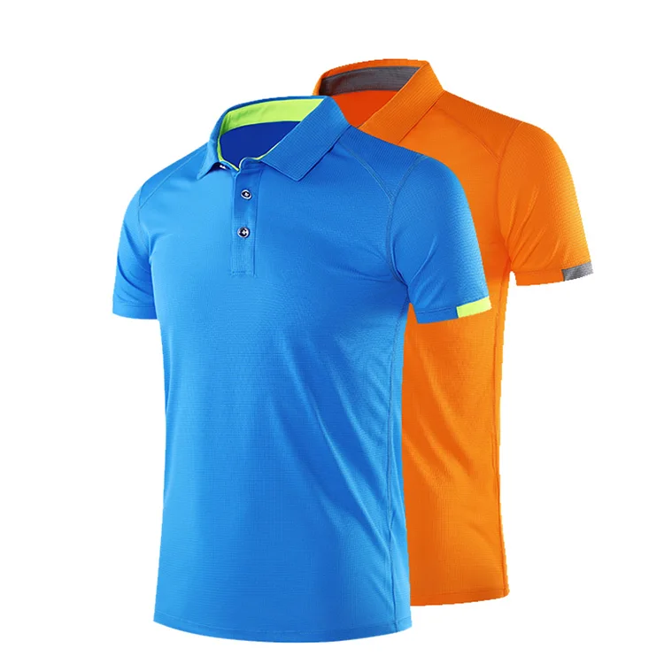 
Custom Plain 100% polyester Men Golf Polo Shirts With Embroidered Printed Logo 