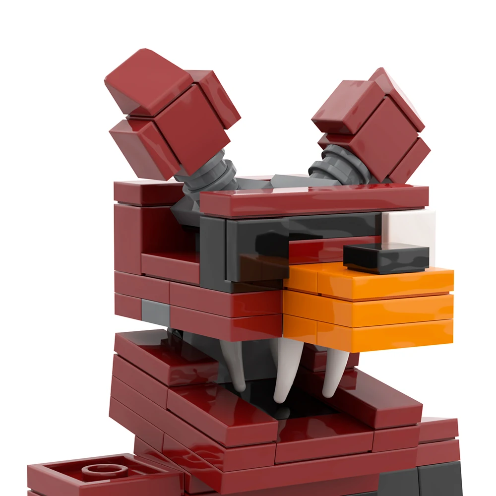 MOC1268 Полночь медведь FNAF персонаж Foxy фигурки кирпичи подарки Мини Diy строительные блоки наборы Развивающие аниме игрушки для детей