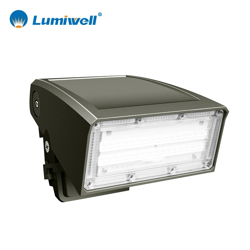 ETL 20W 30W 40W 60W 80W 100W 120W Industrial Outdoor Adjustable Head LED Wall Pack with Dusk-to-Dawn
