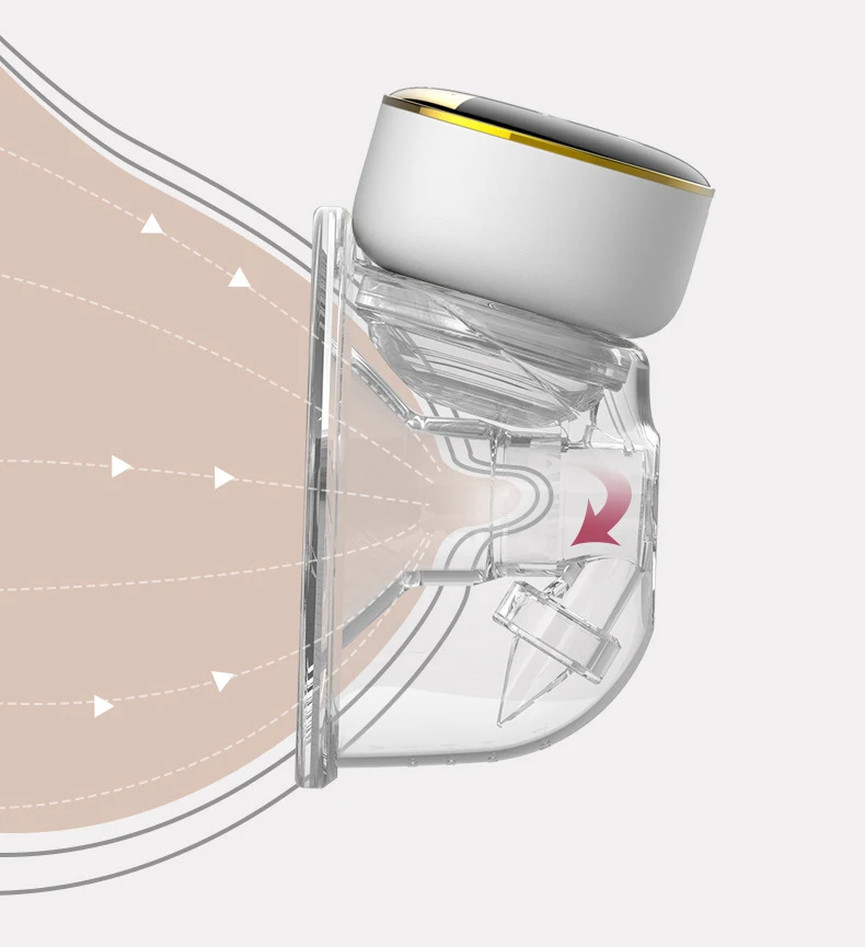 Portable Wireless Breast Pump Electric Breast Pump Hands Free Pumping Breast Indoor and Outdoor