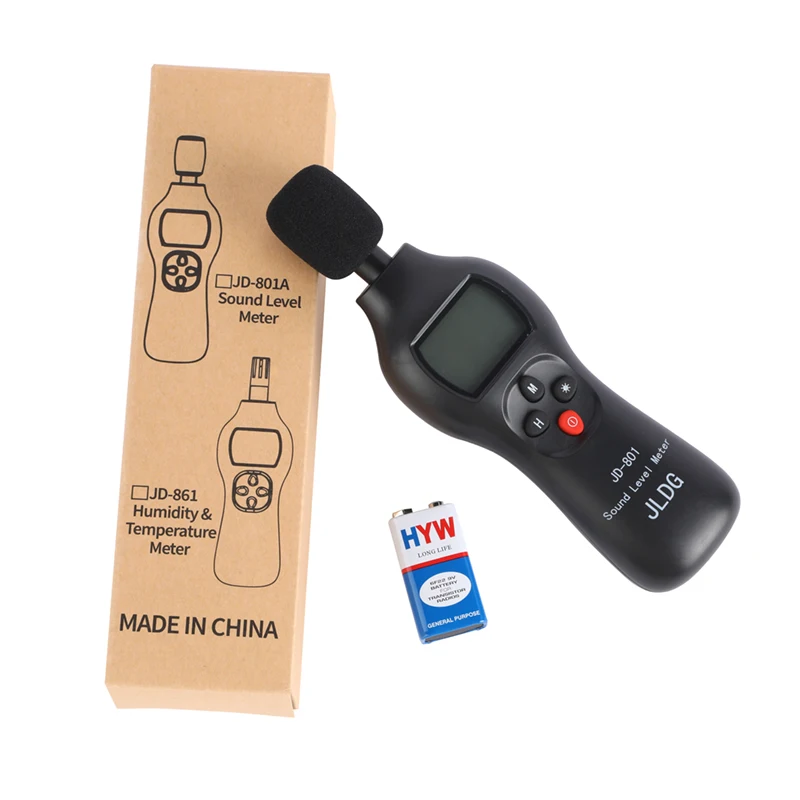 Цифровой измеритель уровня звука JLDG JD-801 по заводской цене