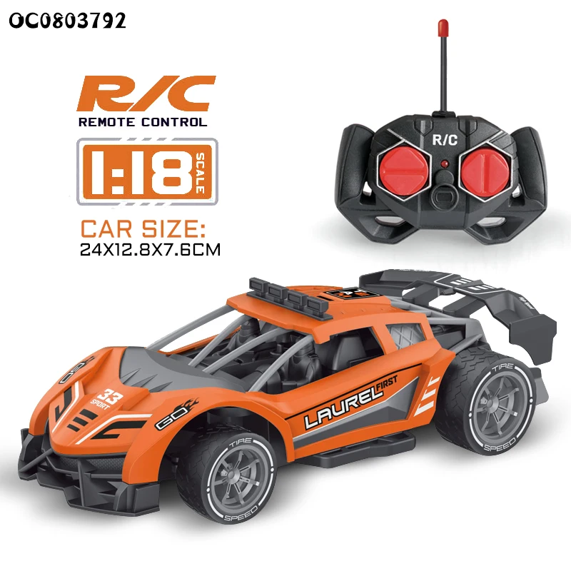 Rc гоночные игрушки модель автомобиля 1:18 Масштаб игровой пульт дистанционного управления высокая скорость