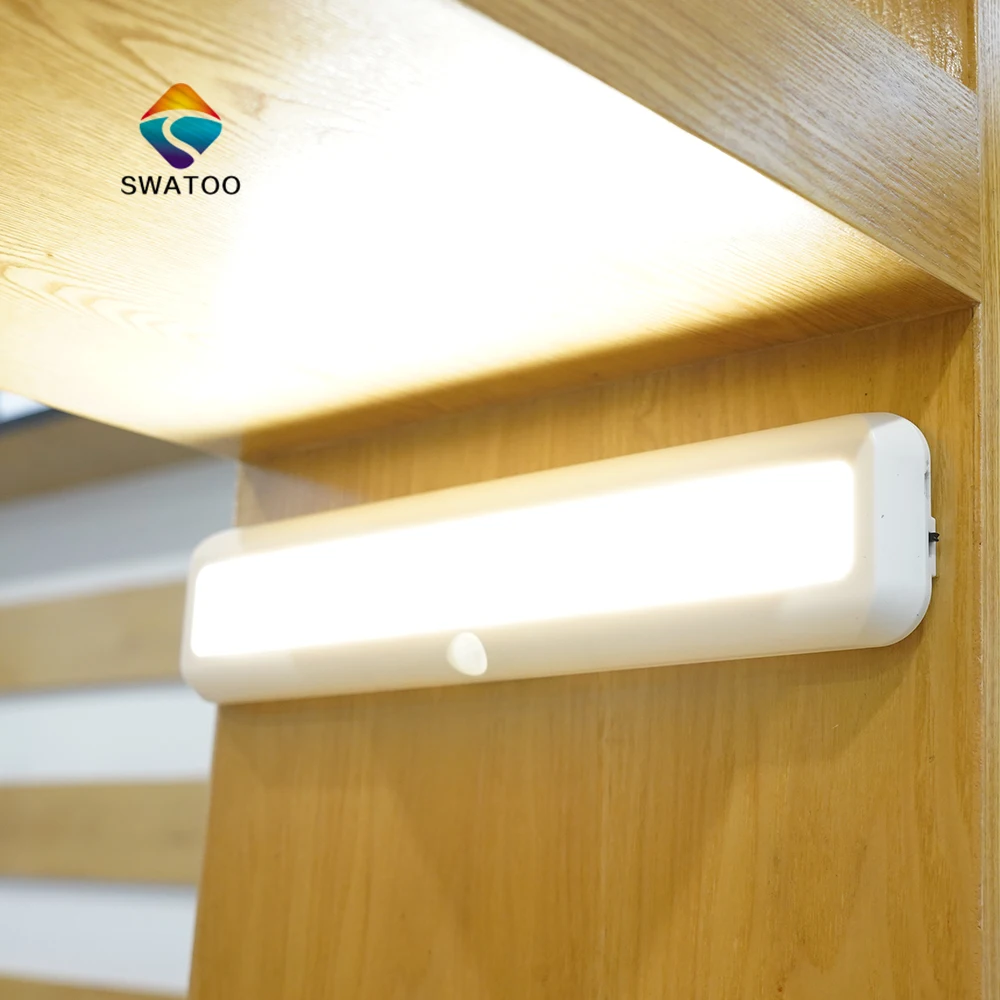 2022 New Design 150 LM Intelligent Infrared AAA Battery Wardrobe Indoor Led Motion Sensor Wall Closet Cabinet Light Sensor