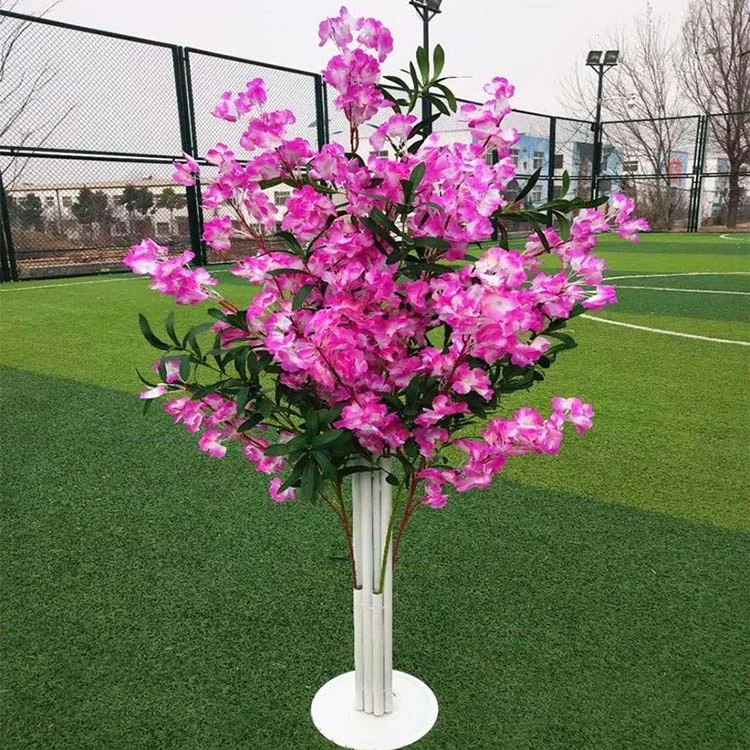 New Artificial Wedding Tree Floor Centerpieces Decoration Bloom Fake Flower Trees