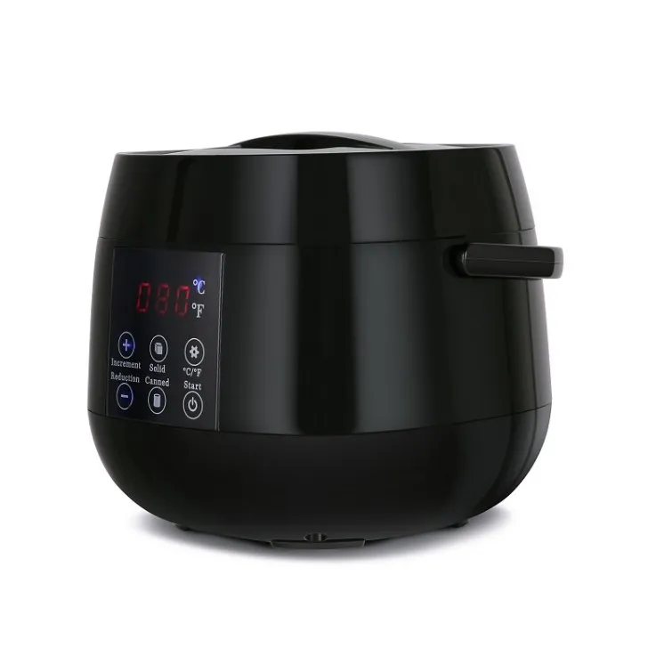 Professional Black Digital Smart LCD Waxing Kit Electric Warmer with Kit Wax Warmer Heater Wax