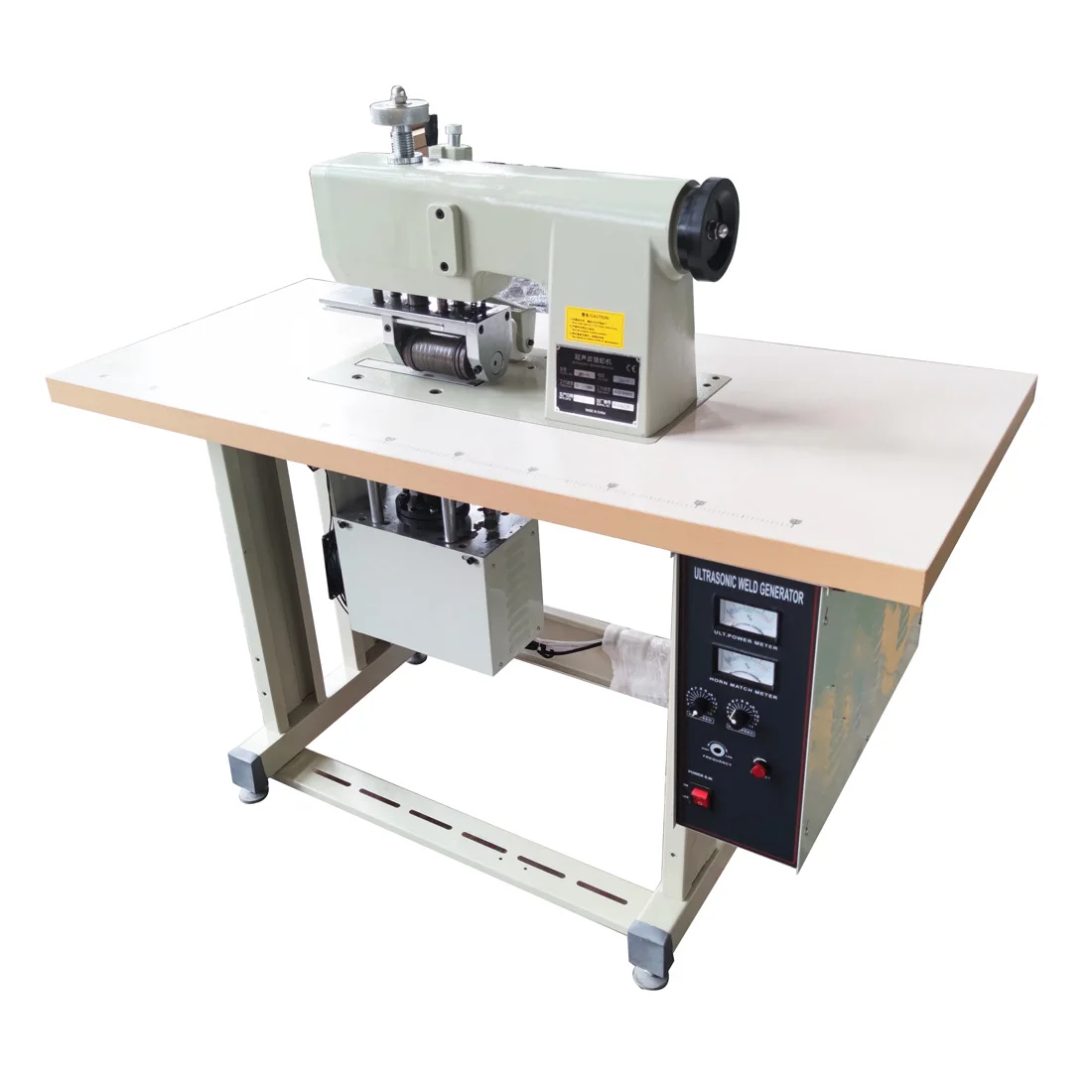 Ultrasonic Cover Stitching embossing cutting Sewing Machine SD-100-2Q