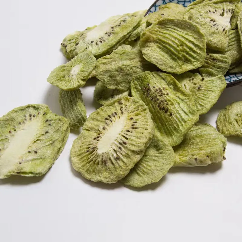 Guoyue Freeze-Dried Kiwi Dice Gefriergetrocknete Kiwi lyofilizovane Fruit Freeze Dried Kiwi Slice