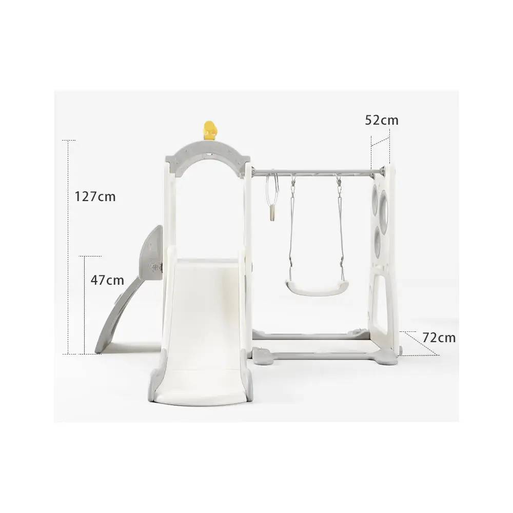 Secure Indoor Baby Slide And Swing Escorregador Infantil Plastic Swing For Children